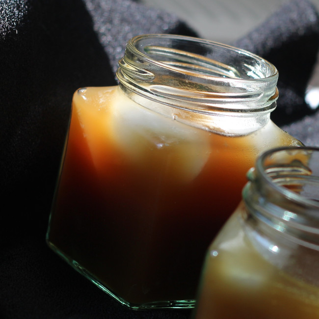 evolving spiced ginger pumpkin iced tea.