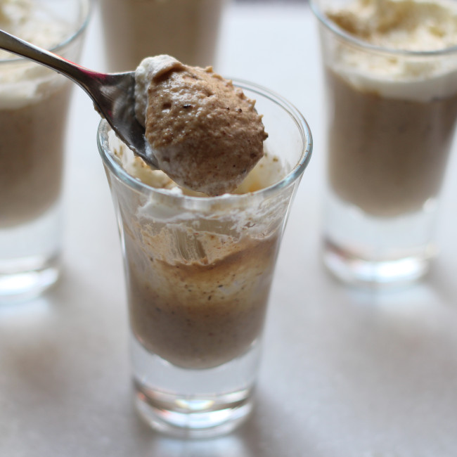 heavy spiced peanut butter mousse