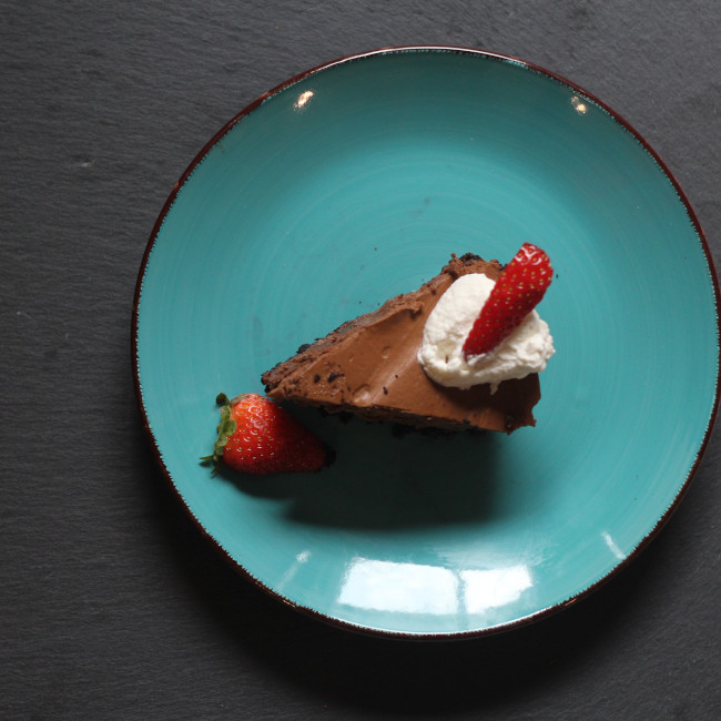 nervous chocolate french silk pie.