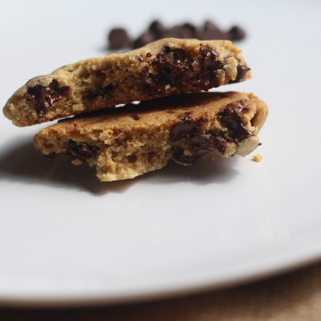 weekend chocolate chip peanut butter lime cookies.